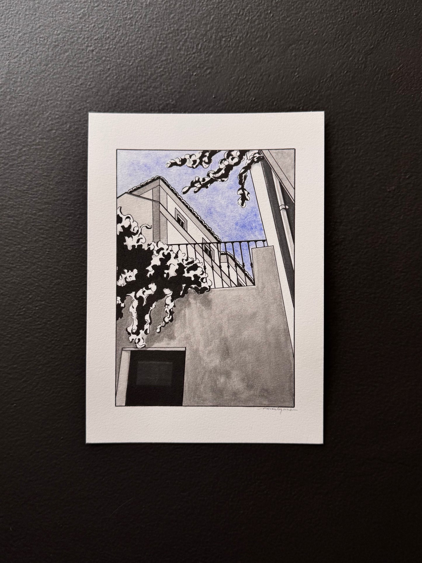 Blue Skies Sidewalk Views