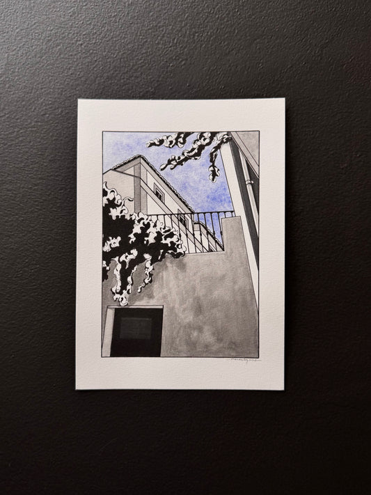 Blue Skies Sidewalk Views