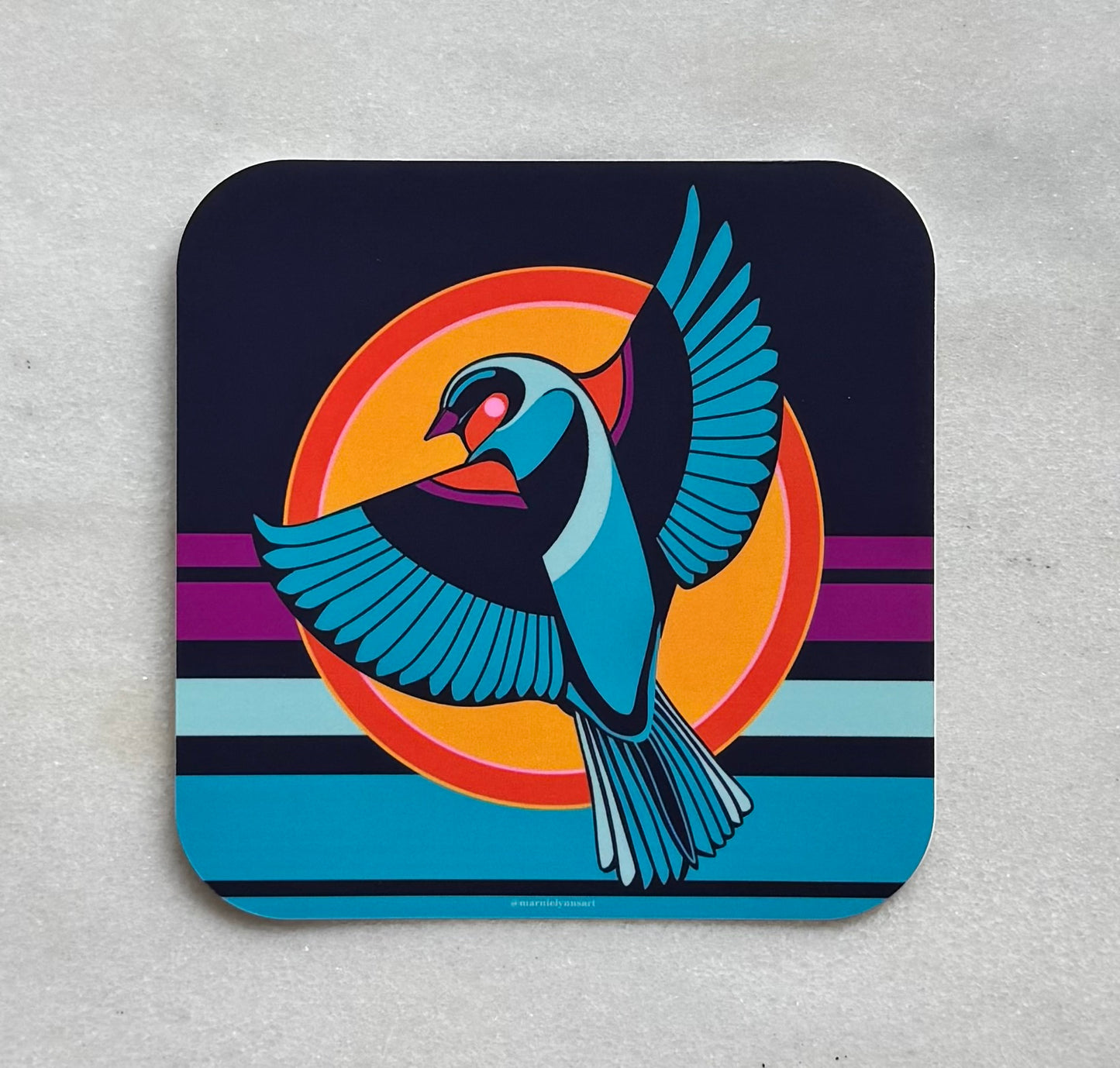 Song Sparrow Vinyl Sticker