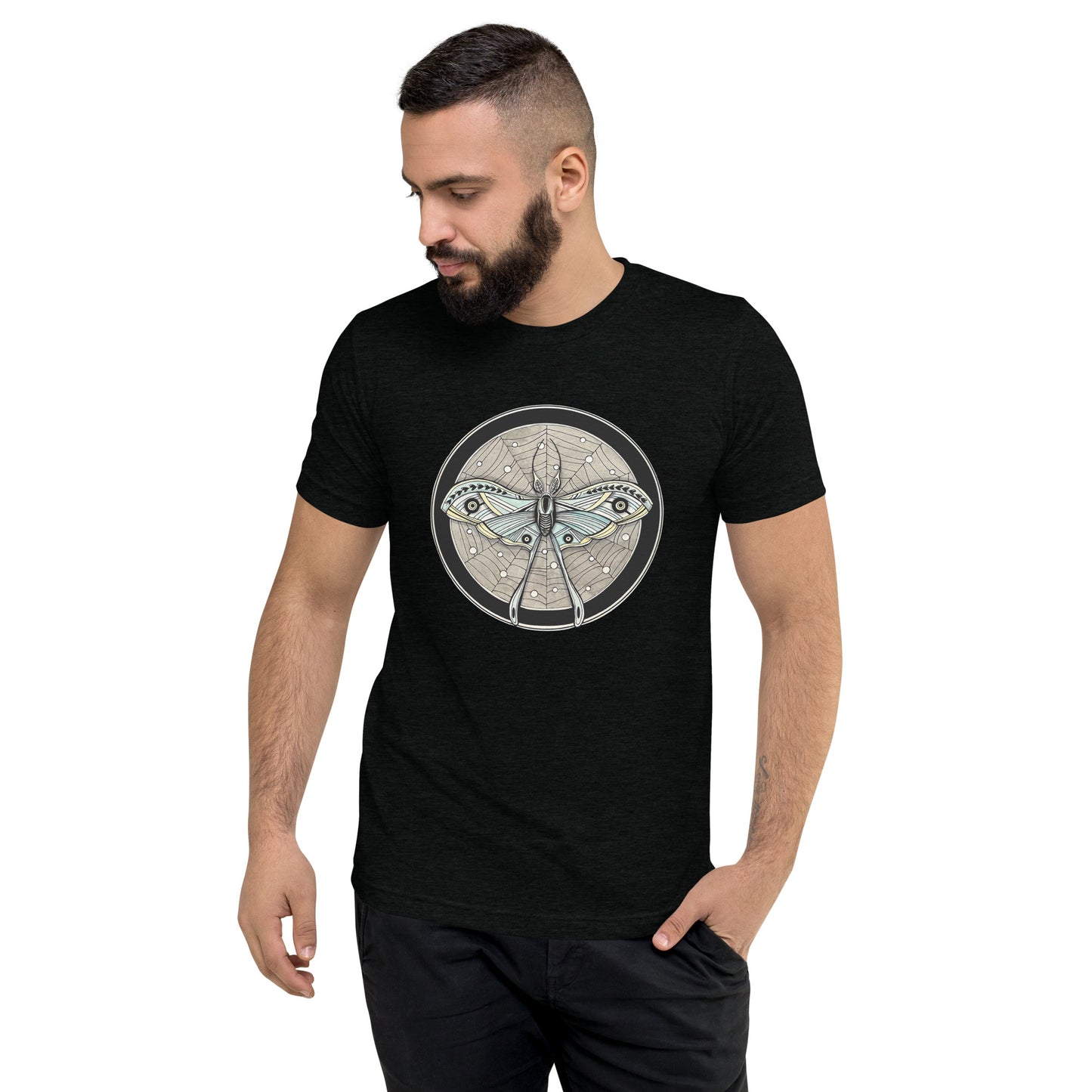 Blue Moth Short Sleeve T-Shirt