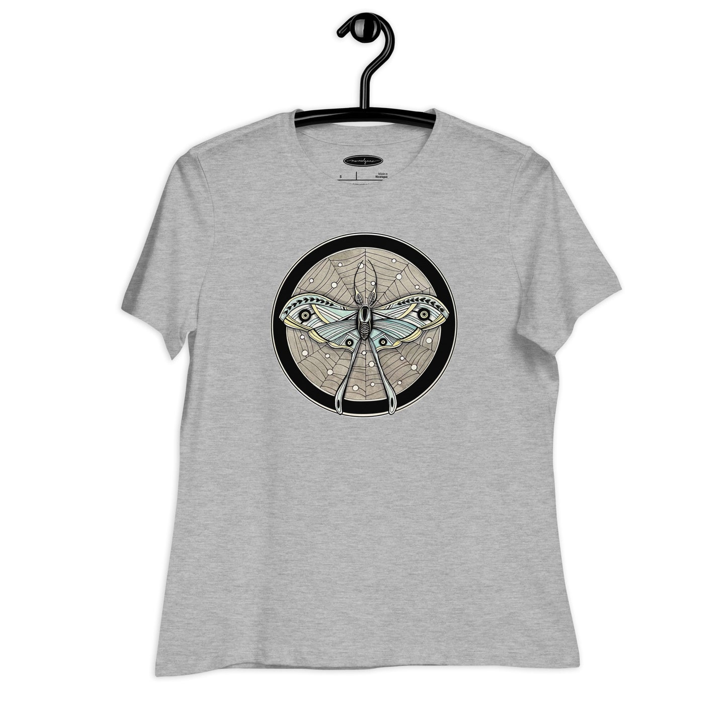 Women's Blue Moth Relaxed T-Shirt