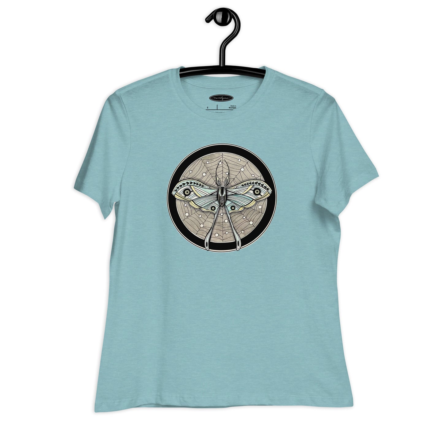 Women's Blue Moth Relaxed T-Shirt