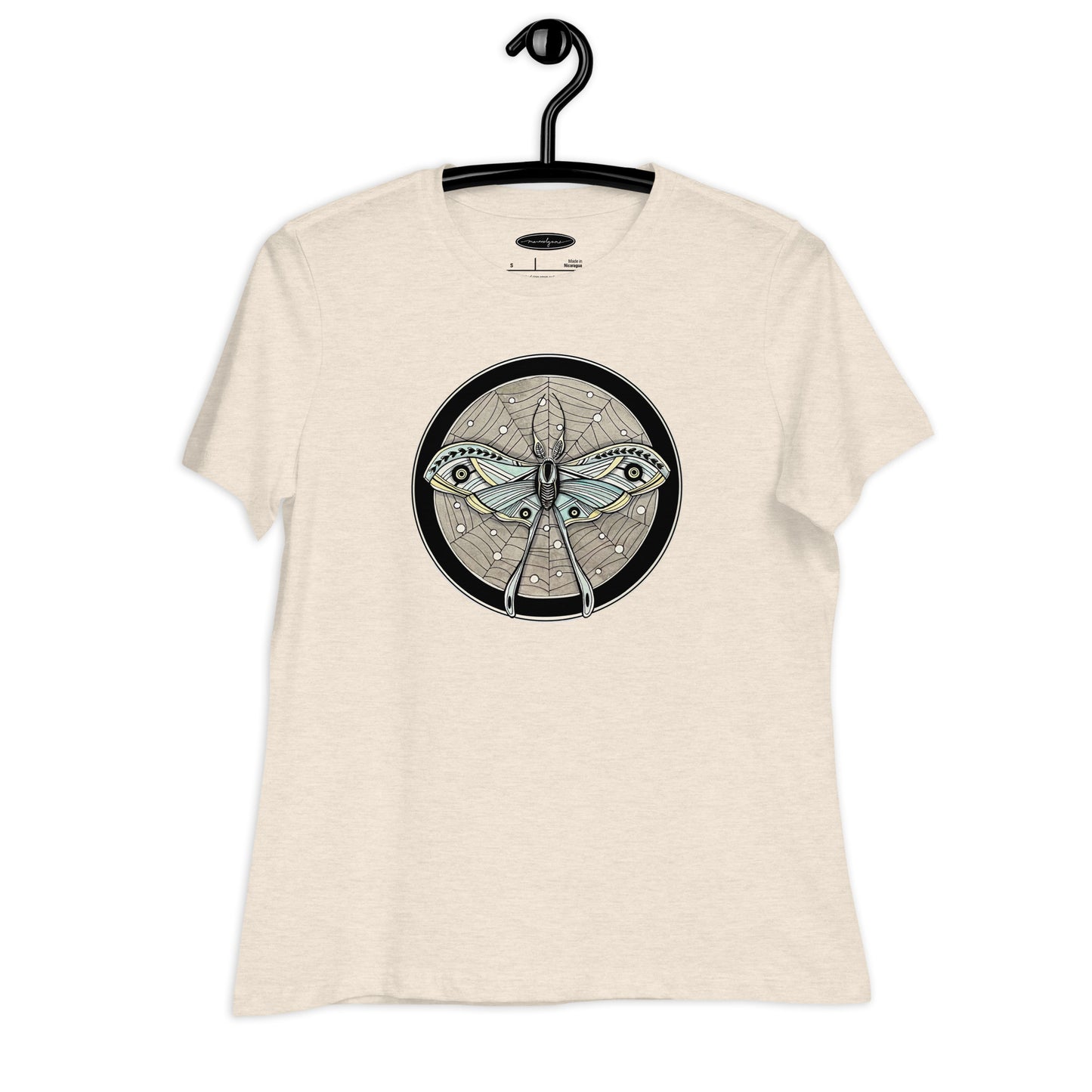 Women's Blue Moth Relaxed T-Shirt