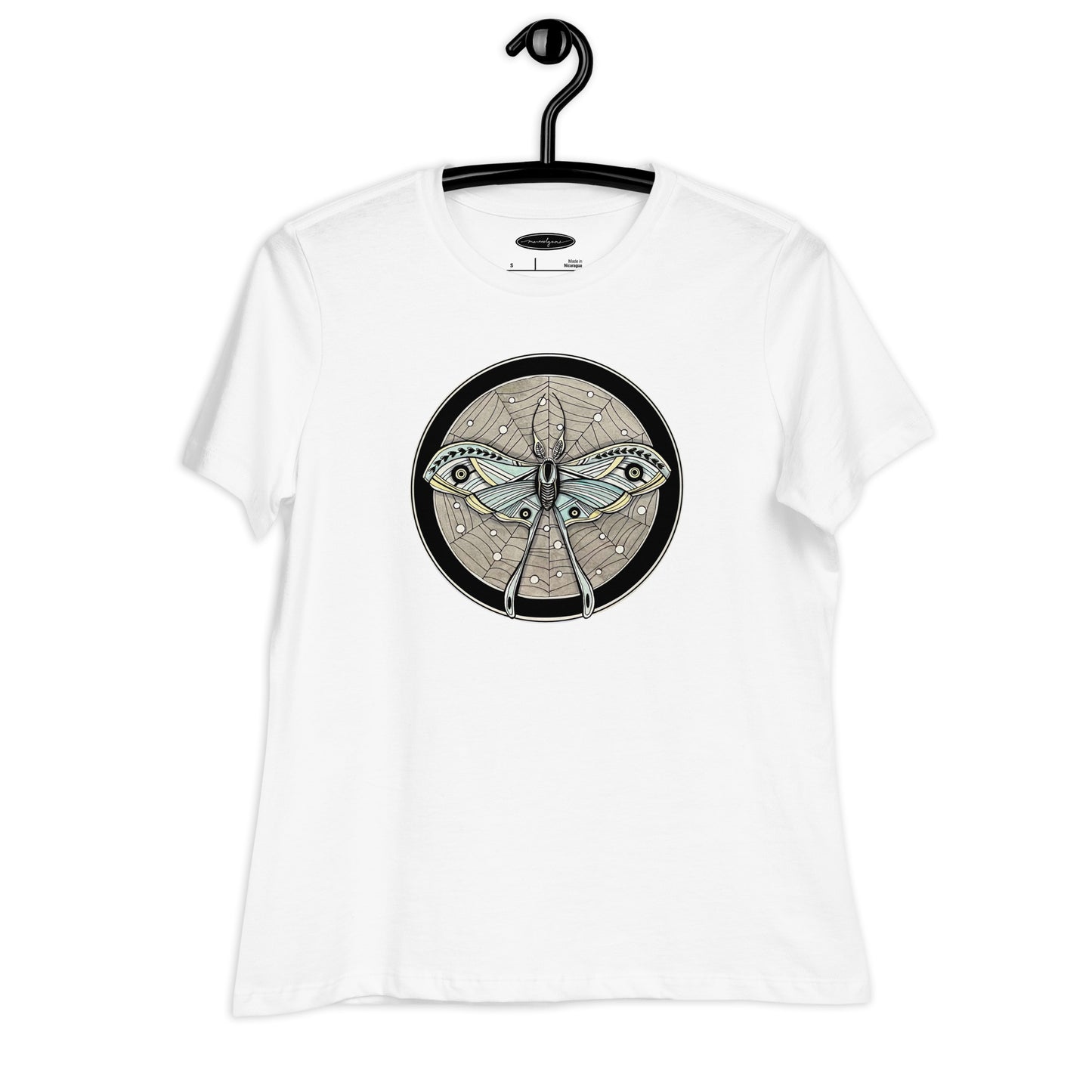 Women's Blue Moth Relaxed T-Shirt