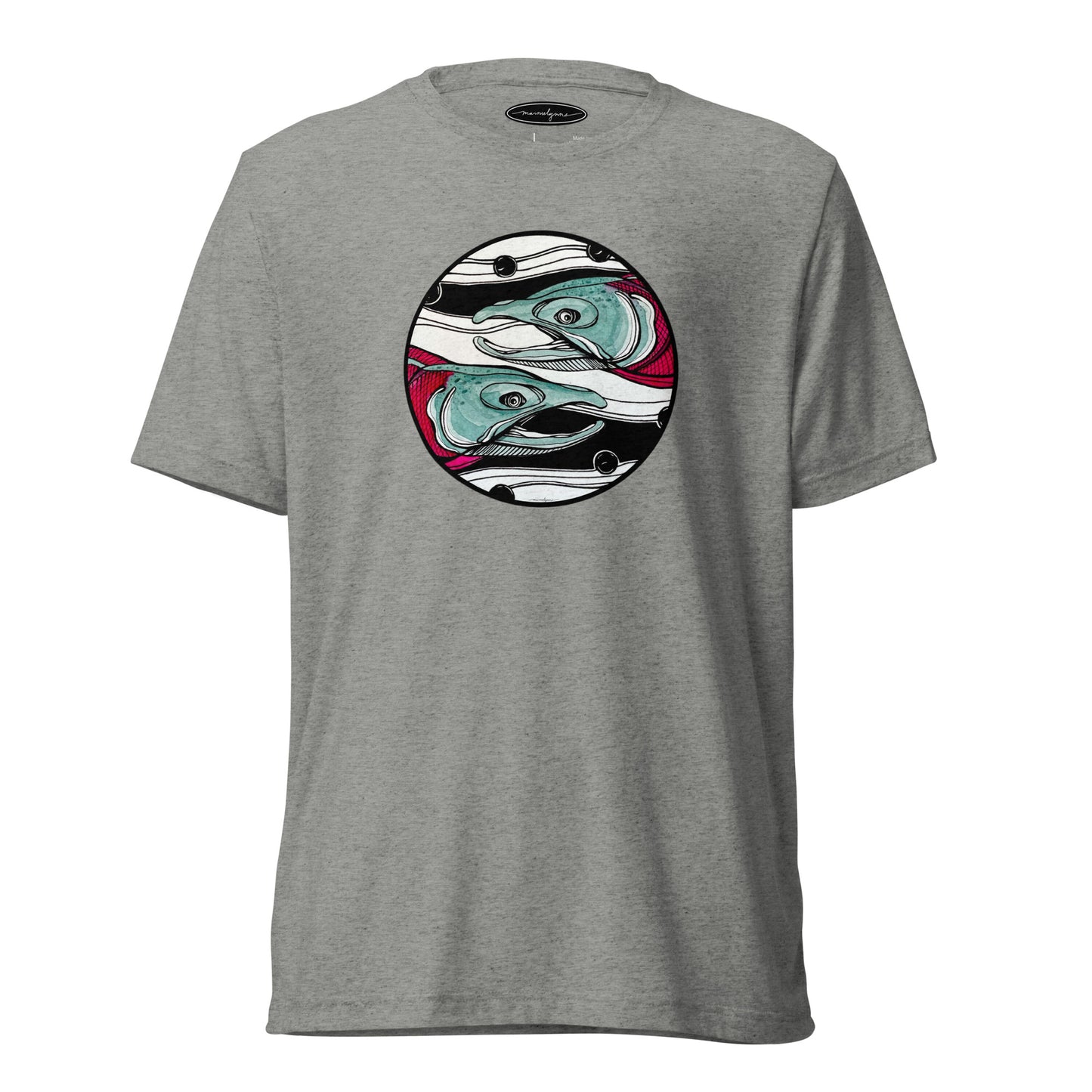 The Travelers Salmon Fish Short Sleeve T-Shirt