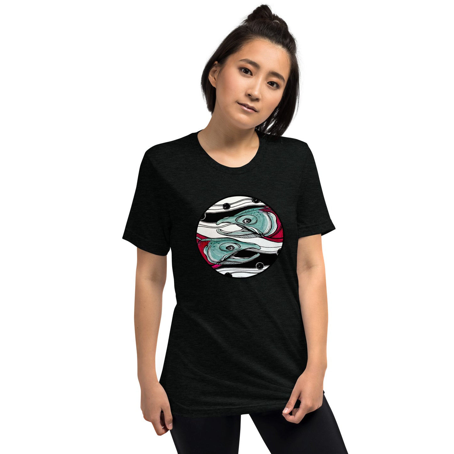 The Travelers Salmon Fish Short Sleeve T-Shirt