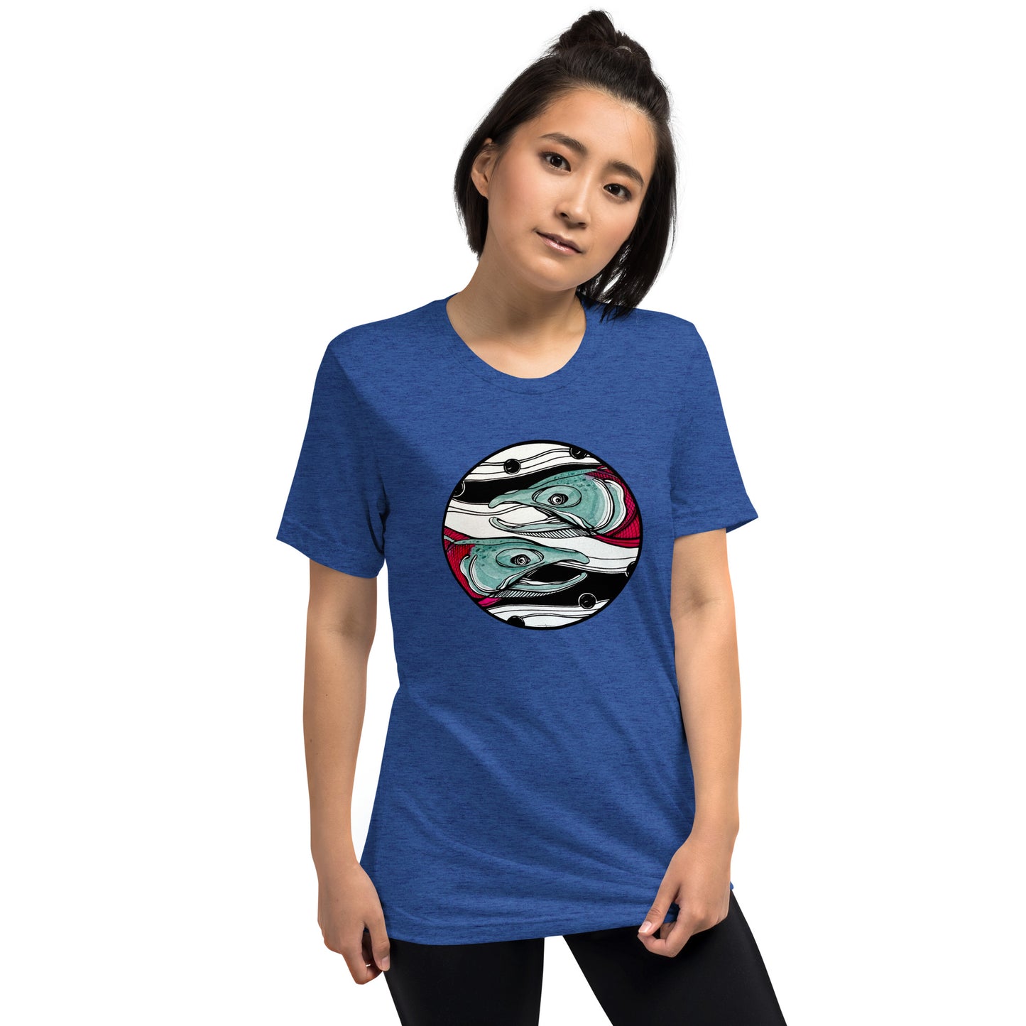 The Travelers Salmon Fish Short Sleeve T-Shirt