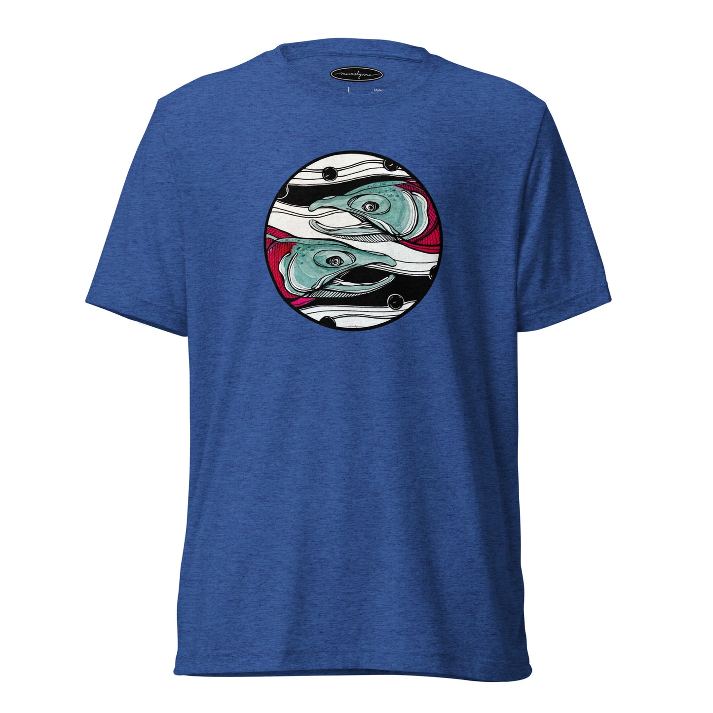 The Travelers Salmon Fish Short Sleeve T-Shirt